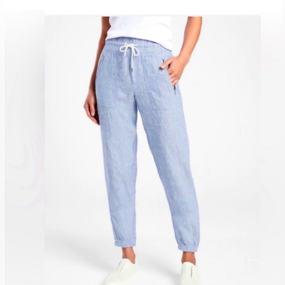 Athleta linen jogger